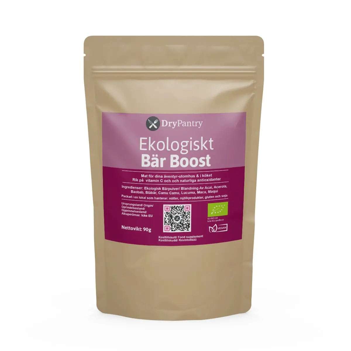Ekologiskt Bär Boost 90g