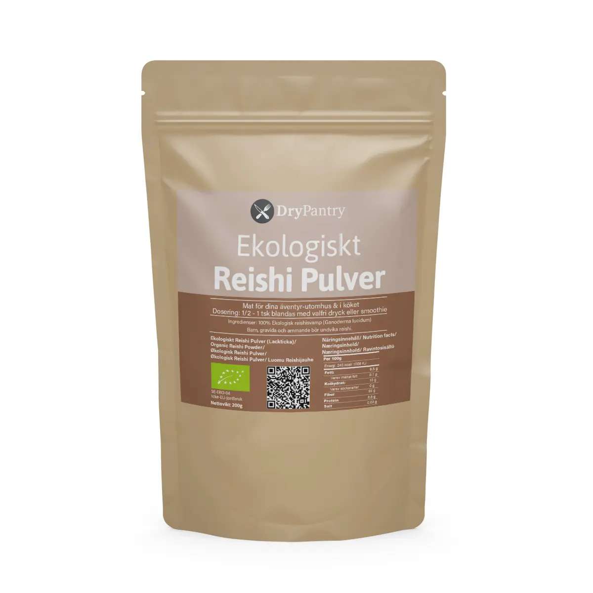 Reishi Pulver - Ekologisk(lackticka)
