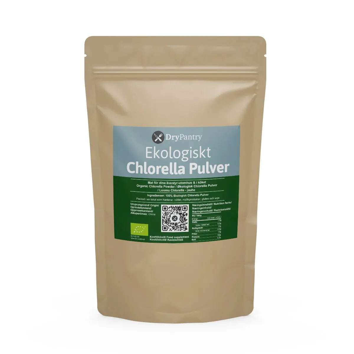 Ekologiskt Chlorella Pulver