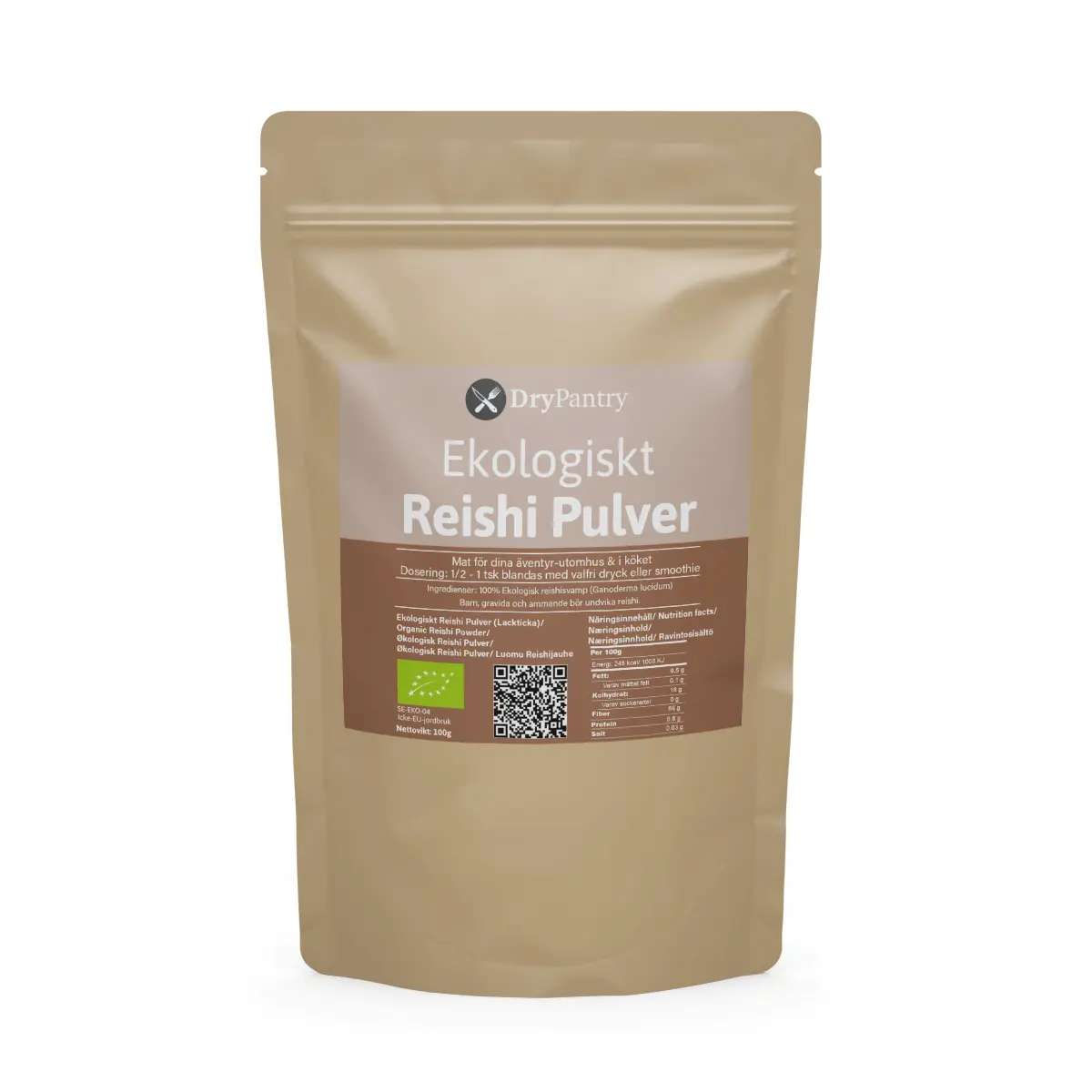 Reishi Pulver - Ekologisk(lackticka)
